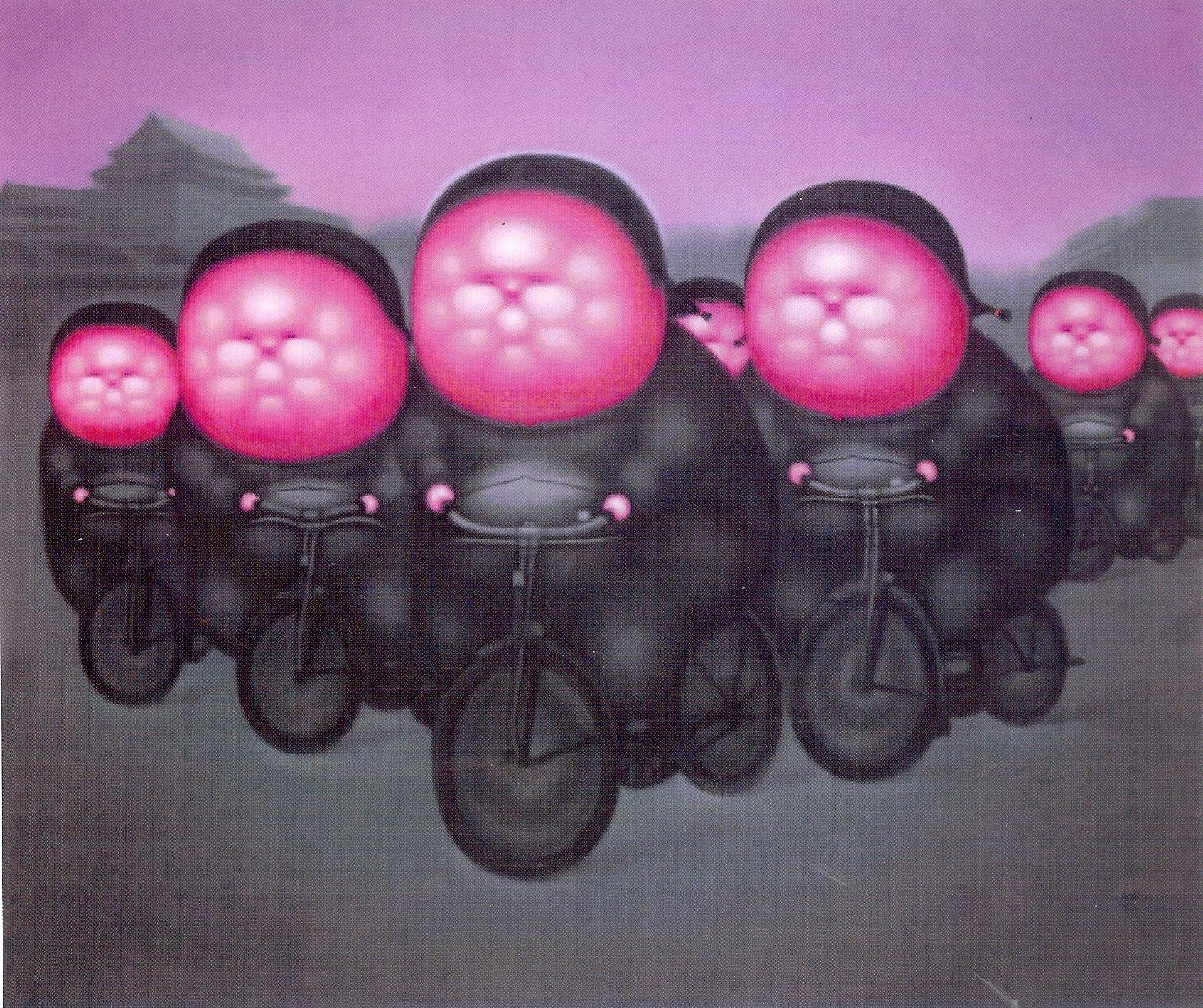 Pan Dehai 潘德海, Riding Bicycles, 2006