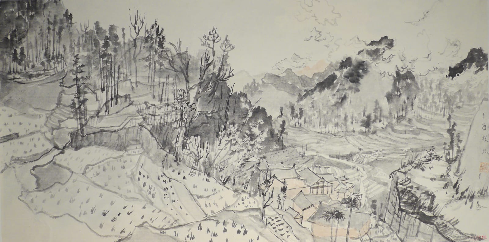 He Wei 何微, Xiazhai Village in Tengchong I 滕沖下寨村1, 2016