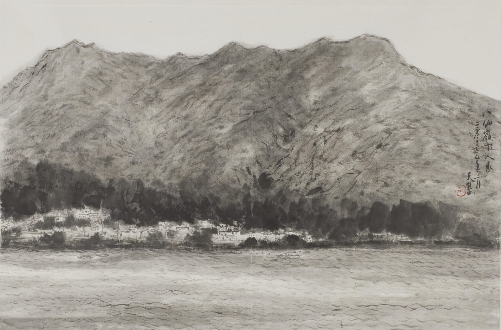 Cheng Tin-Hok 鄭天鶴, Houses by the Ridge of Eight Immortals 八仙嶺下人家, 2015