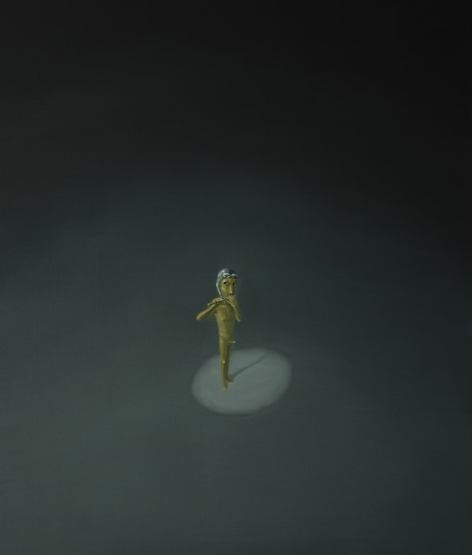 Liu Kun 劉錕, Playing the Flute