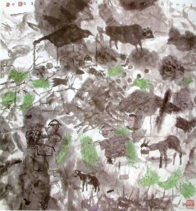 Nie Ou 聶鷗, Spring rain
