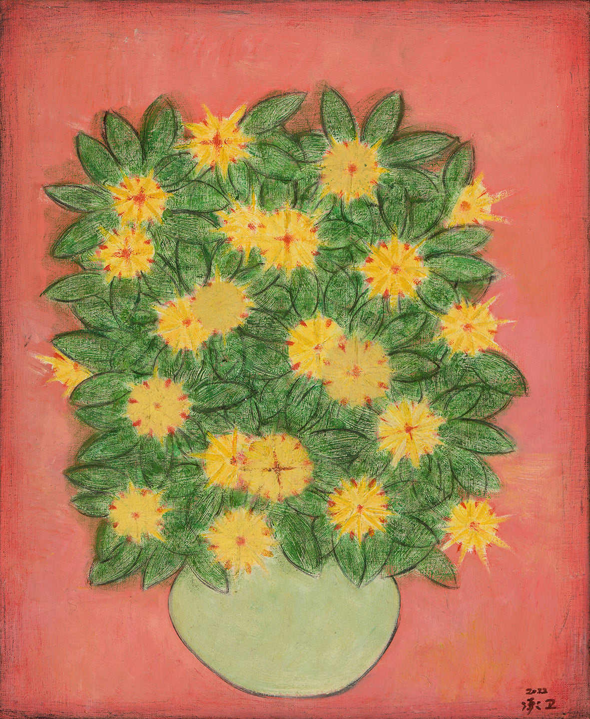 Chen Chengwei 陳承衞, 盆花 21, 2022