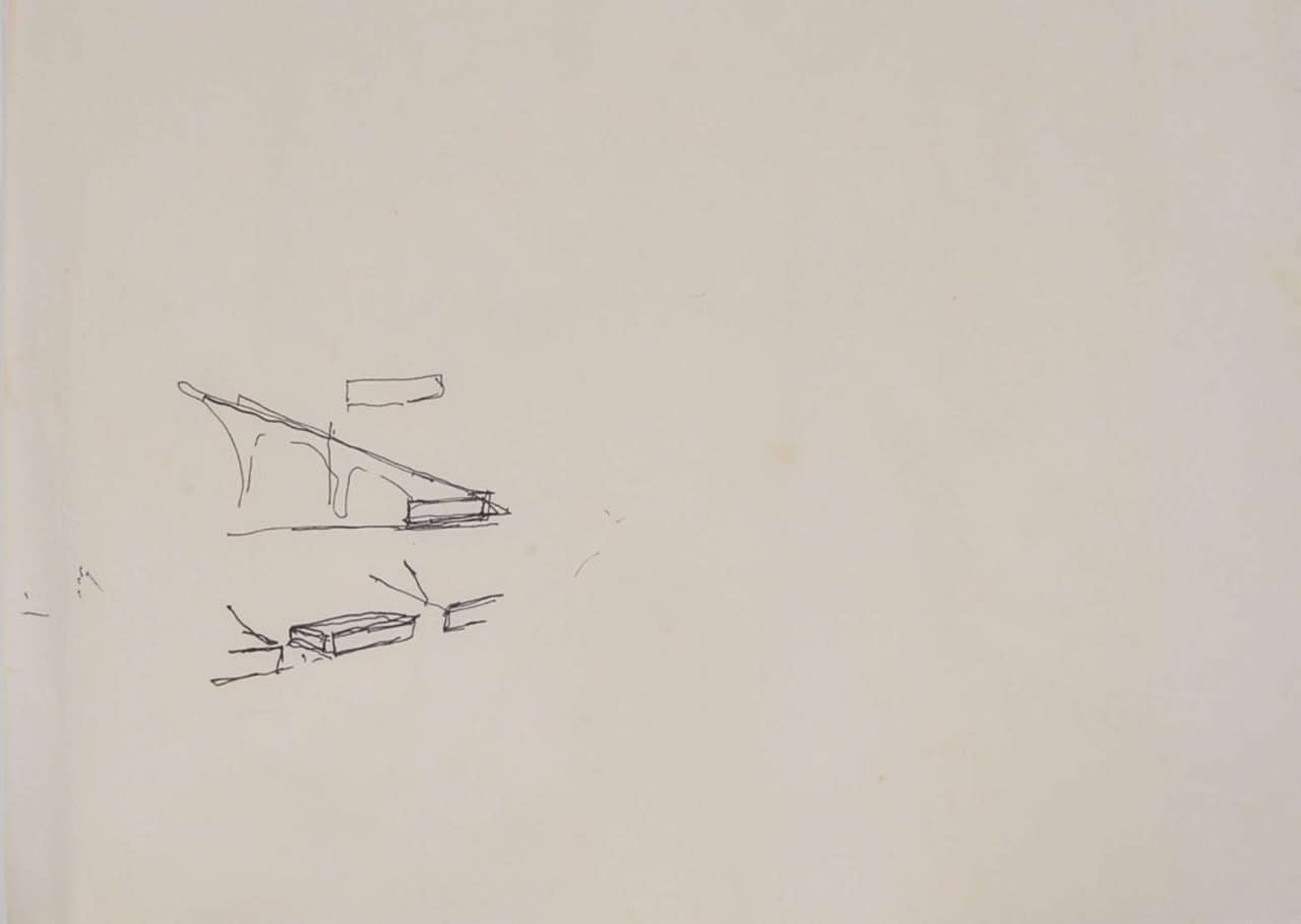 Oscar Niemeyer, Ensemble de 12 dessins - Étude pour le Sambodromo - RJ, c. 1980