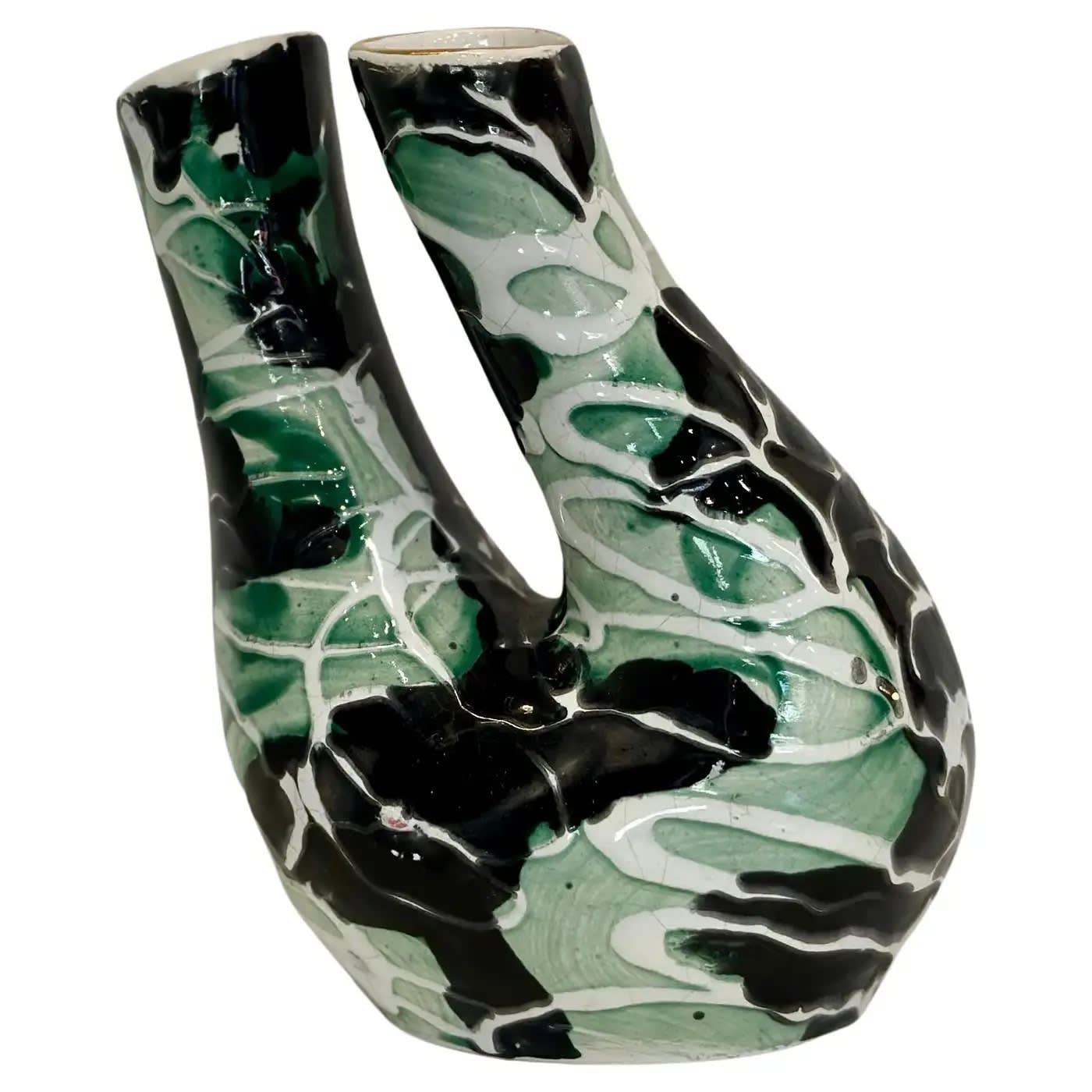 Céramique Moderne Brésilienne, Vase en Céramique moderne brésilienne , c. 1950