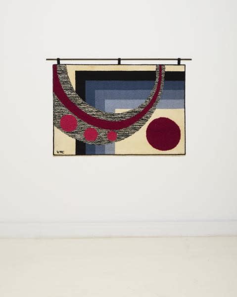 Valdivino Alves da Conceição, Tapisserie en Carré et Cercle/ Tapestry in Square and Circle, c. 1970