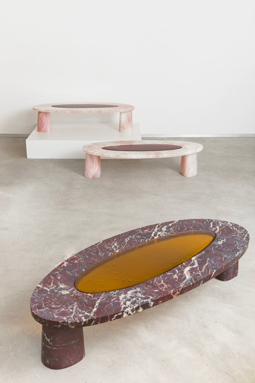 Lucas Recchia, Table de Centre Ovale / Oval Center Table, 2025