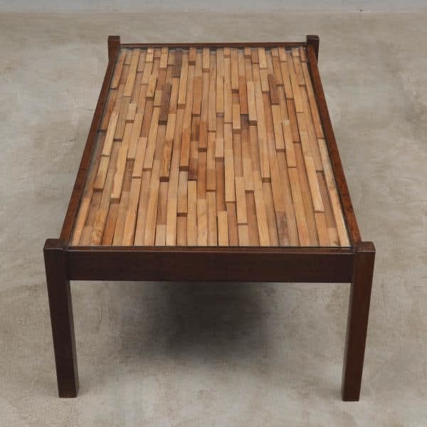 Percival Lafer, Table Basse Patchwork/ Patchwork Coffee Table, c. 1970