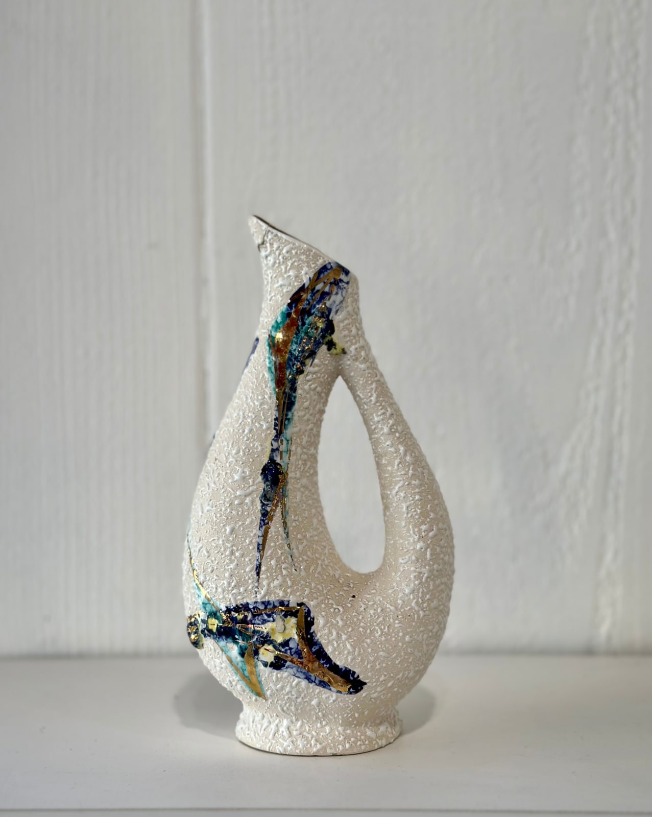 Céramique Tupy, Vase solitaire - céramique moderne brésilienne / Solitary vase - Brazilian modern ceramic, c. 1960