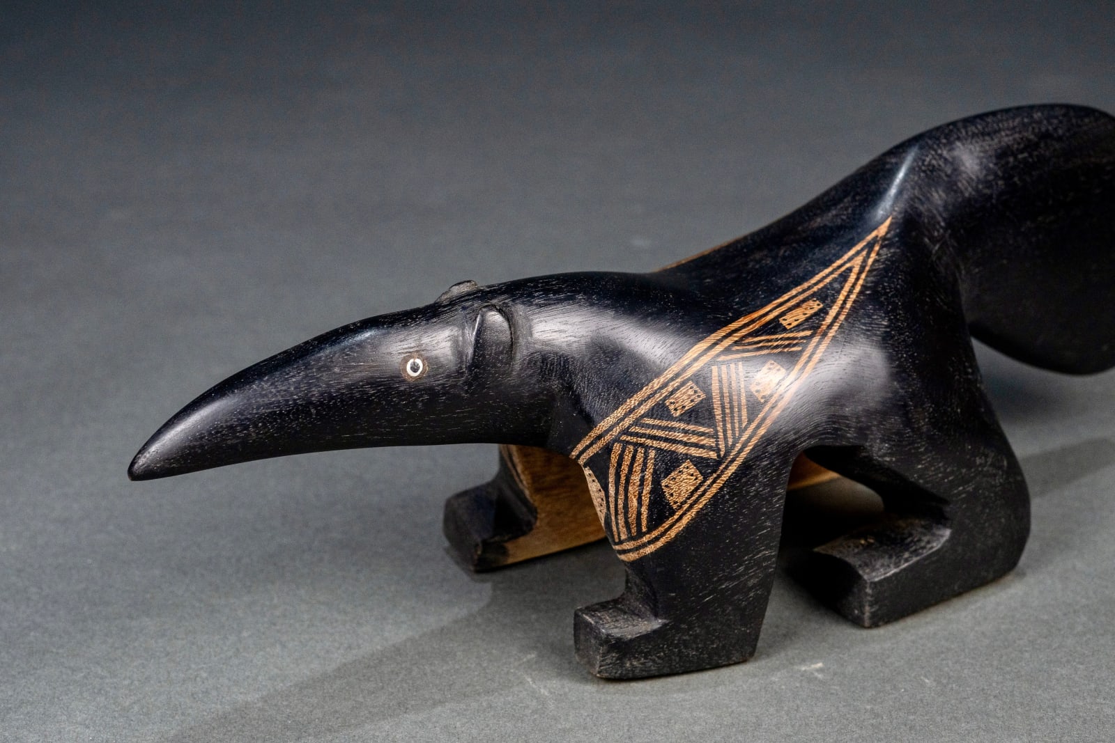 Turuza Wauja, Sculpture "Tamanduá Noir" , 2022