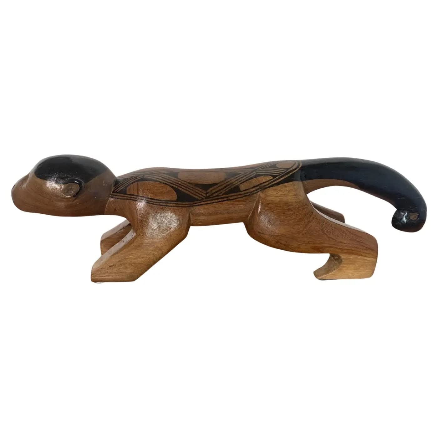 Turuza Wauja, Sculpture Indigène / Indigenous Sculpture "Singe", 2021