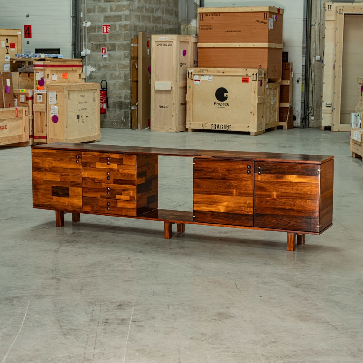 Jorge Zalszupin, Enfilade Componivel / Sideboard Componivel, c. 1960