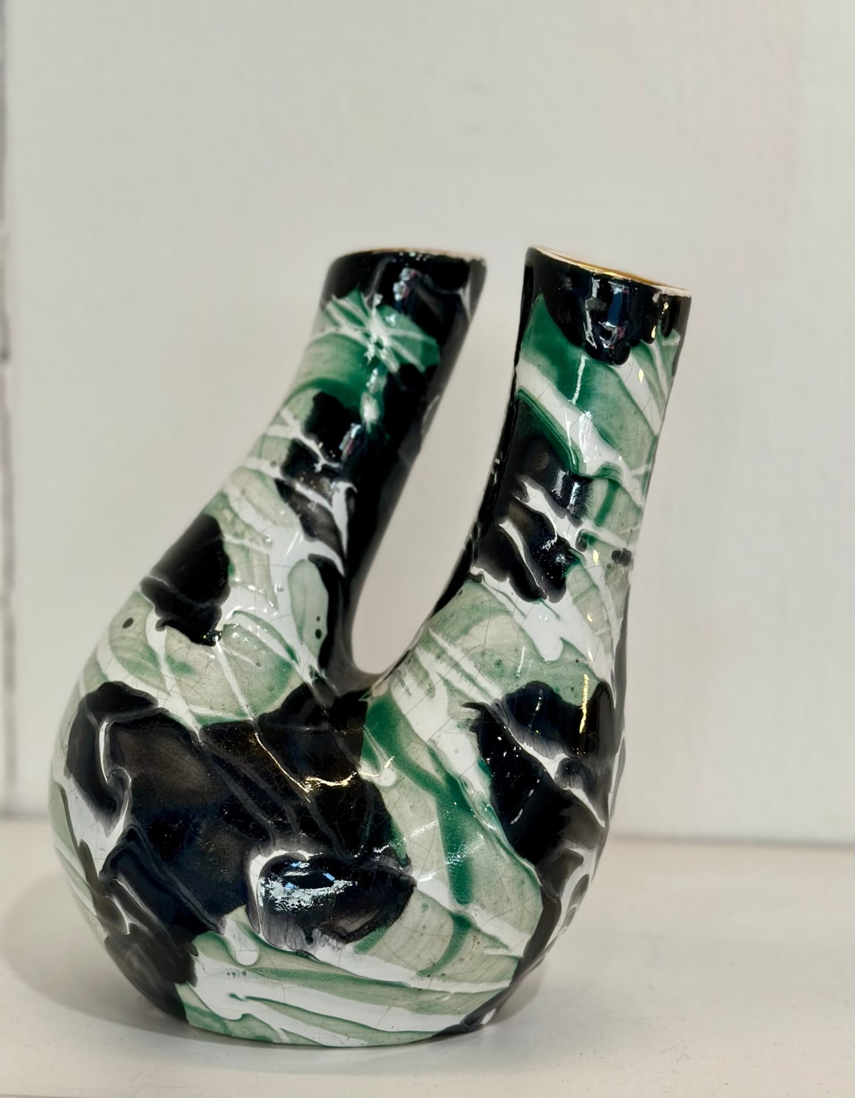 Céramique Moderne Brésilienne, Vase en Céramique moderne brésilienne , c. 1950