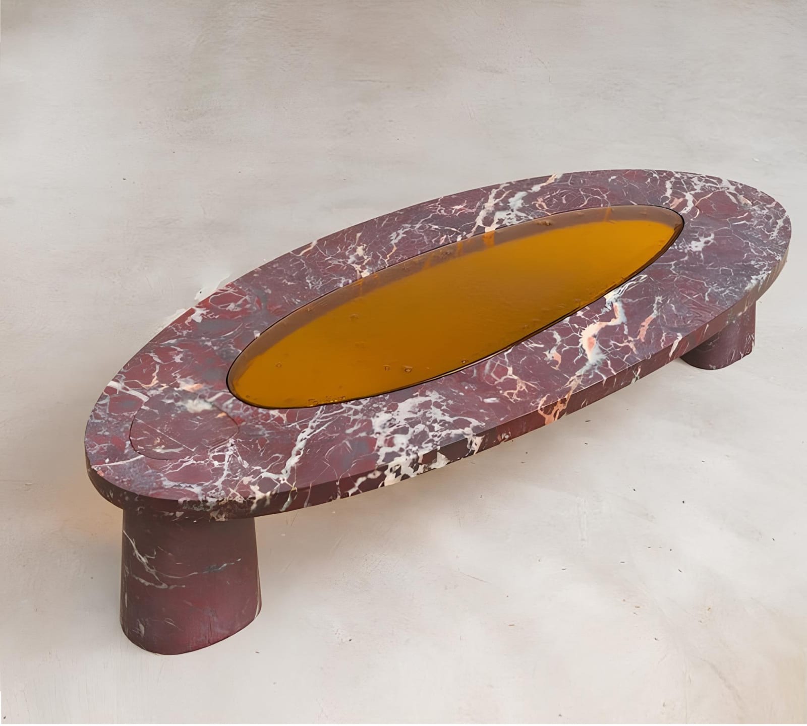 Lucas Recchia, Table de Centre Ovale / Oval Center Table, 2025