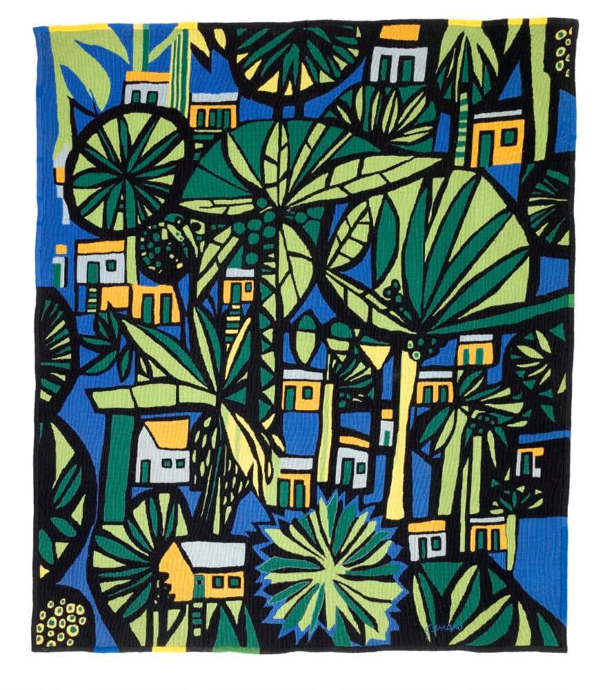 Genaro De Carvalho, Tapisserie / Tapestry "Victoria Amazonica", 1969