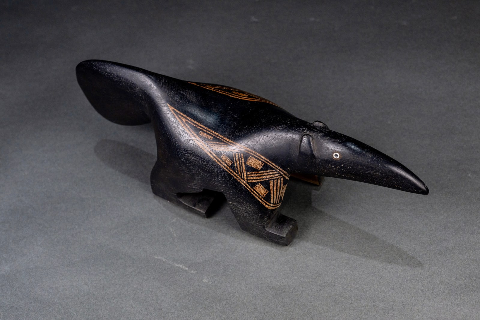 Turuza Wauja, Sculpture "Tamanduá Noir" , 2022