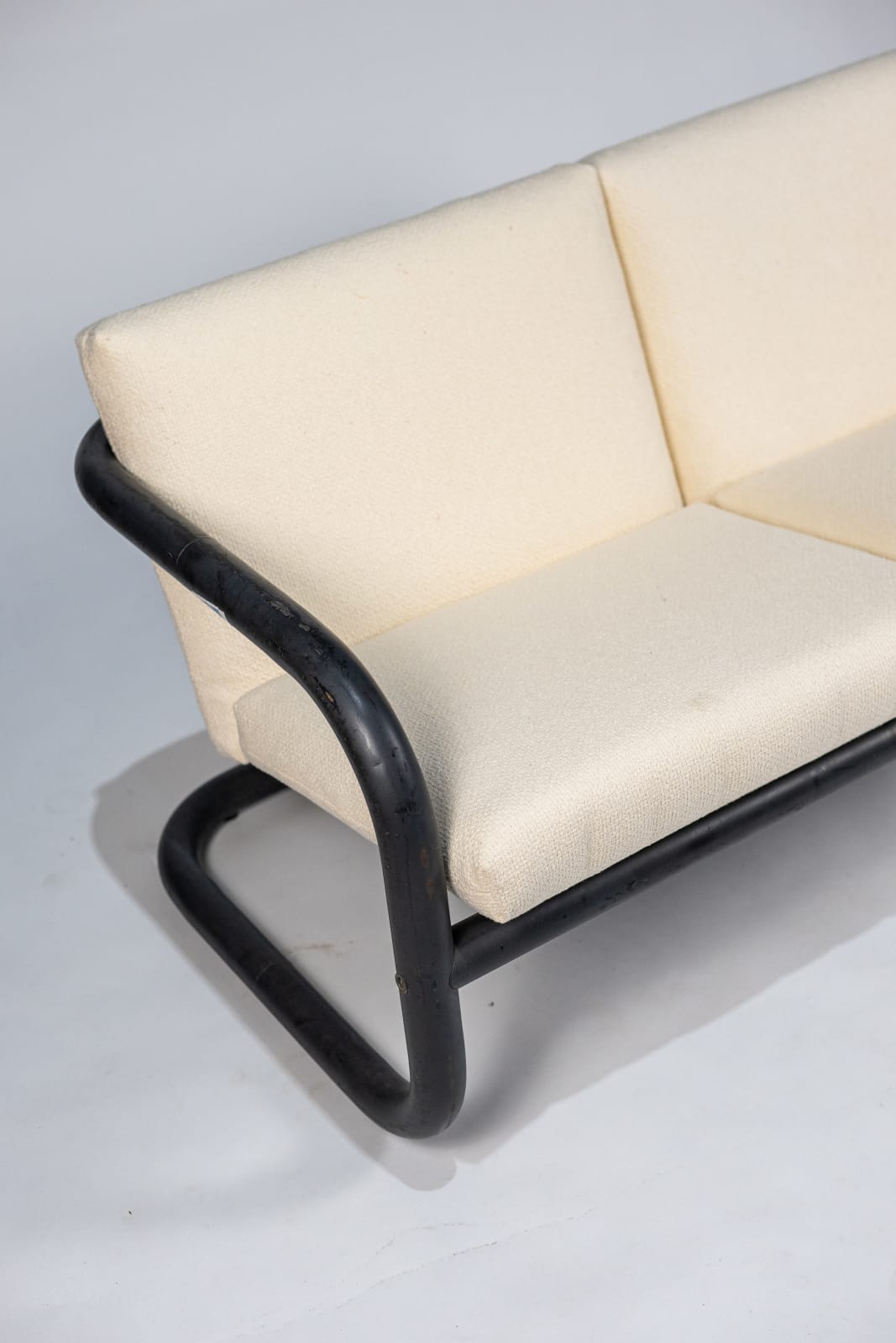 Geraldo de Barros, Canapé tubulaire 2 places, c. 1970