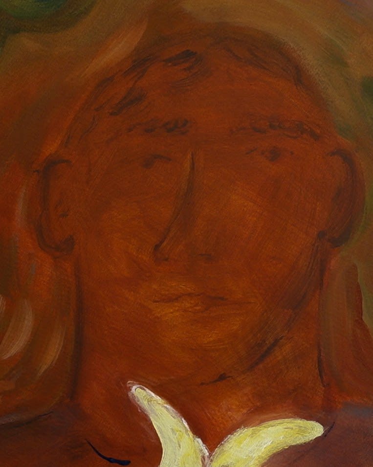 Coline Marotta, The birdwatcher, thinking about D. Medalla, Brigade Gallery