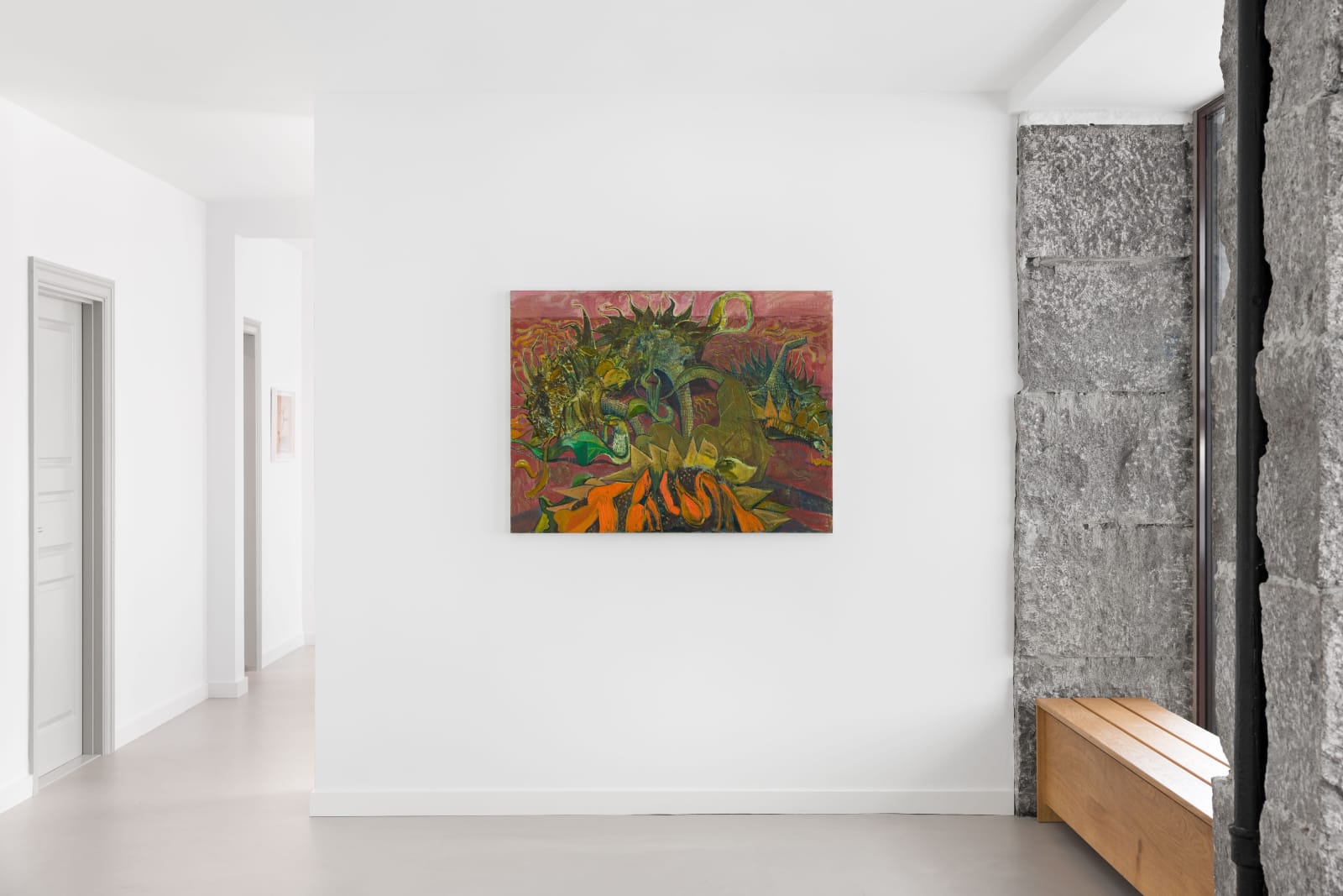 Igor Moritz, Sunflowers (Red), 2025, Brigade Gallery