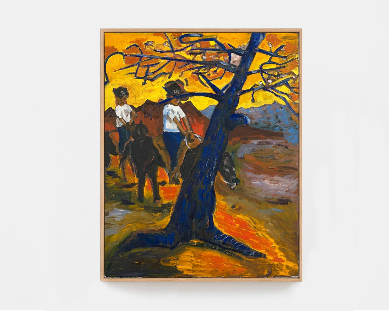 Ken Taylor Reynaga, El Karma, oil painting, Brigade Gallery