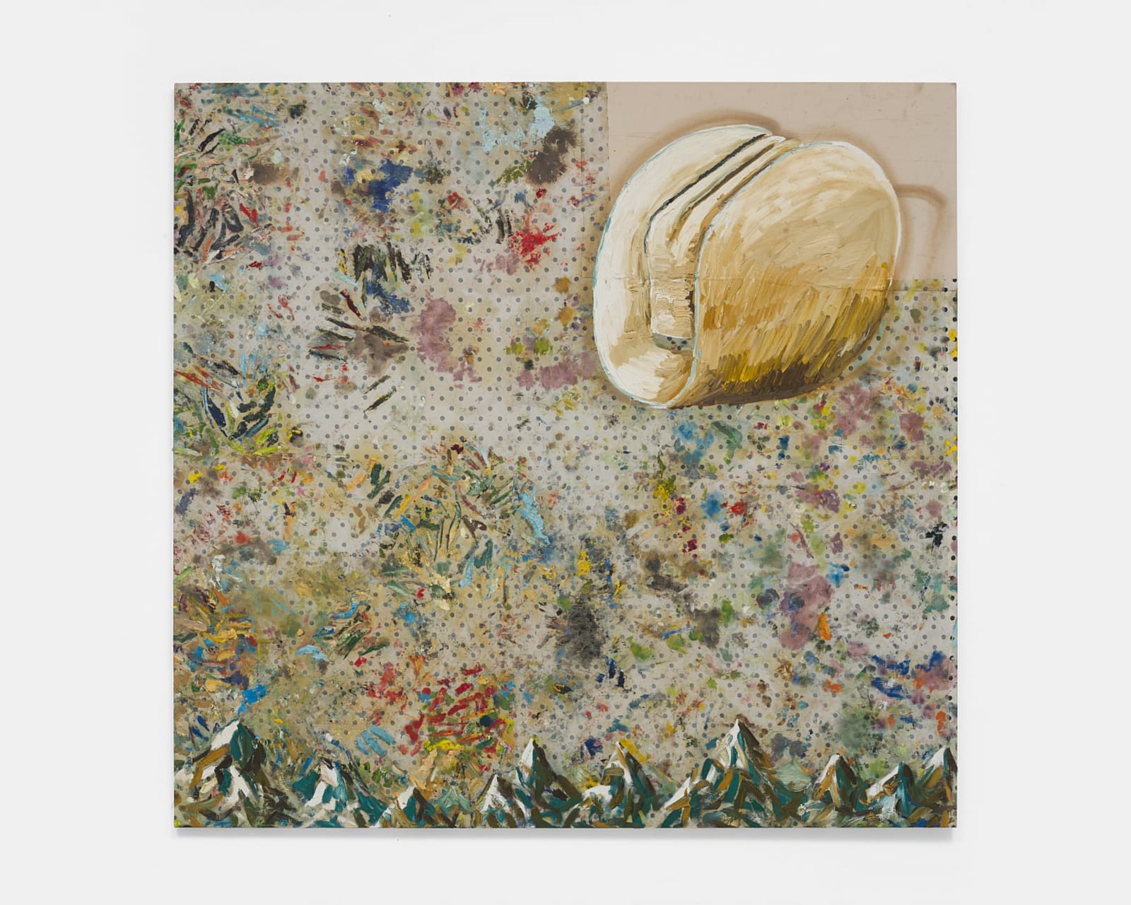 Ken Taylor Reynaga, Abex mountain peaks, 2020, shown by Brigade Galler.