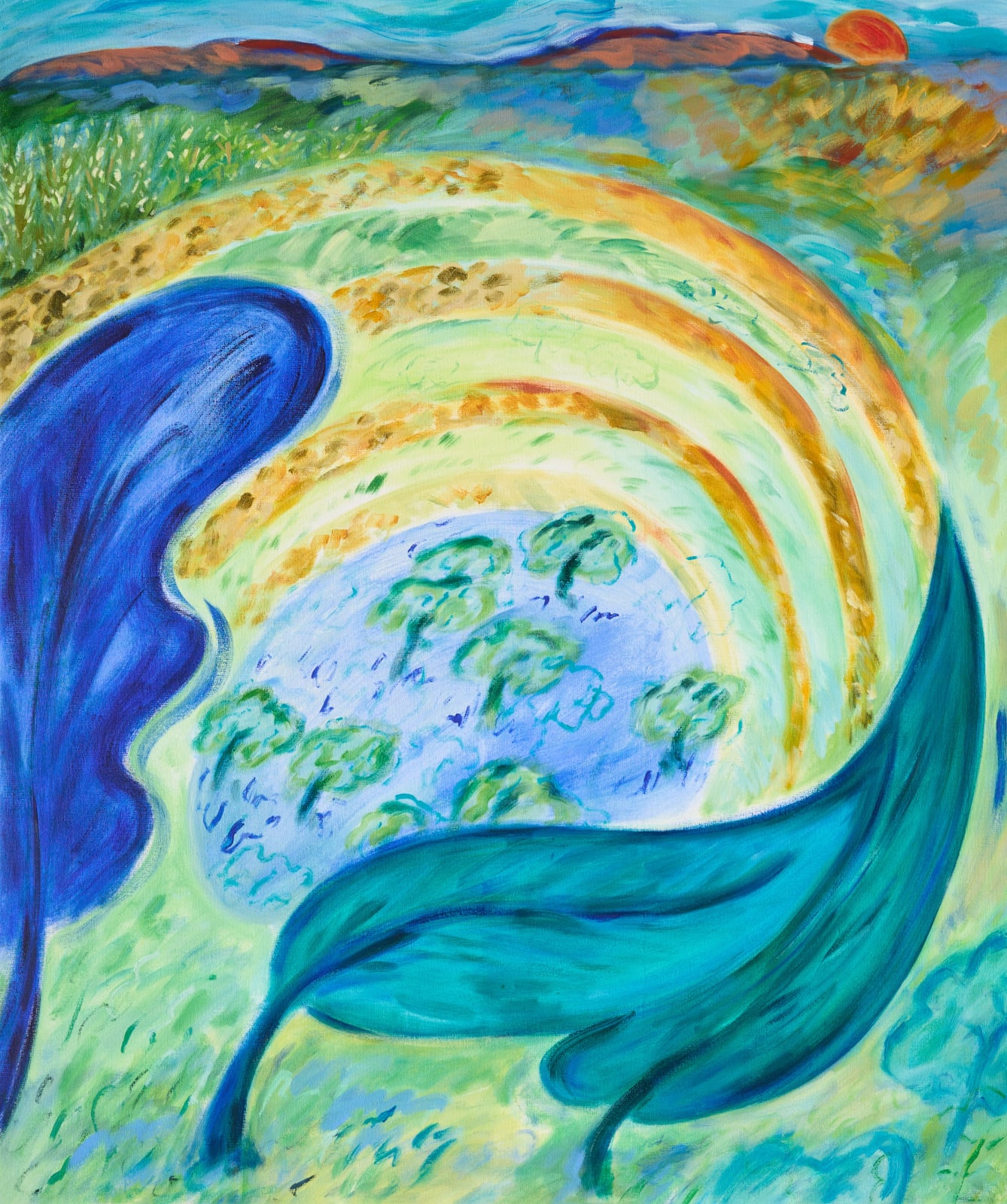 Coline Marotta, Les Restanques (Sunday Painter Painting), 2025