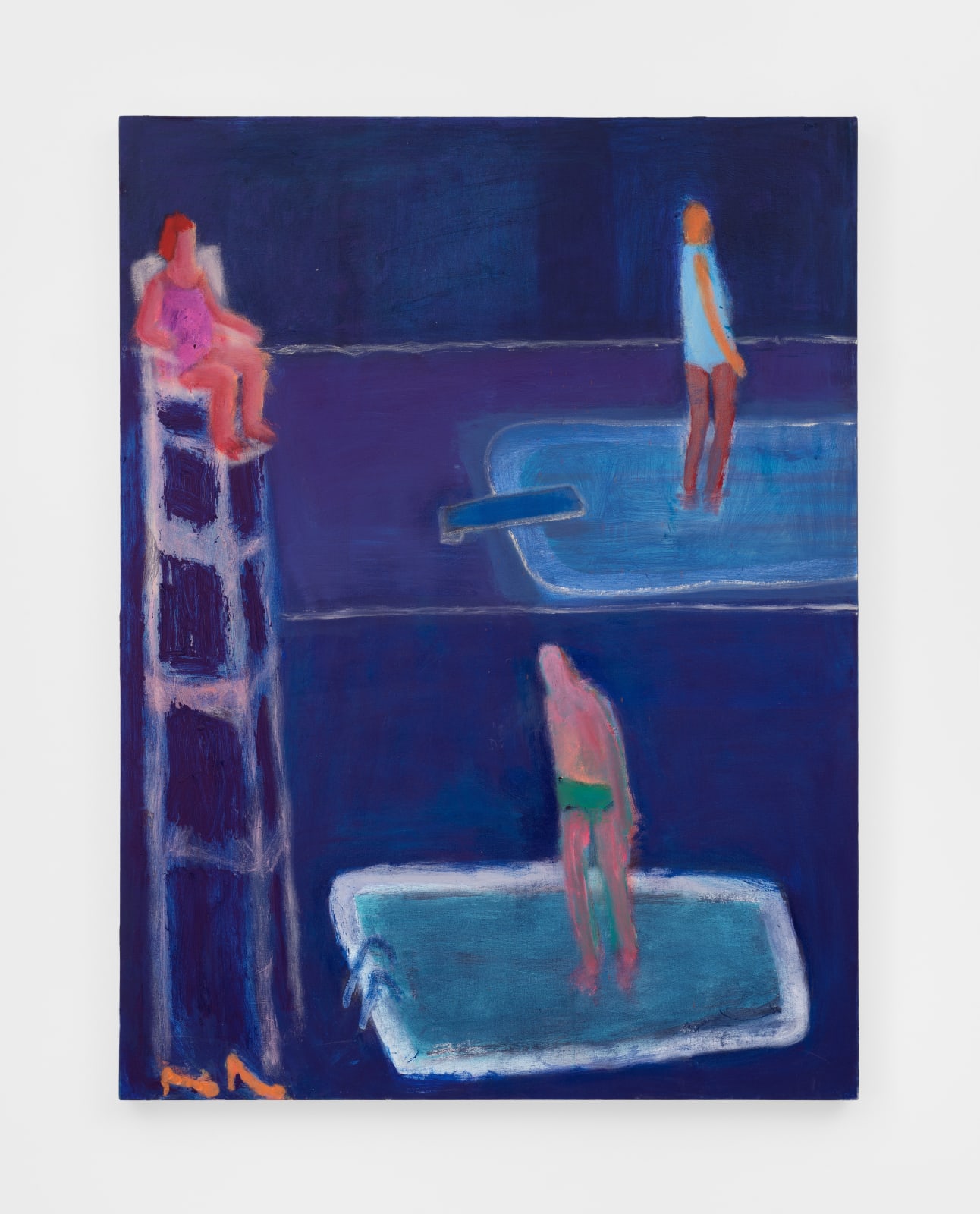 Katherine Bradford, Two Pools, 2024