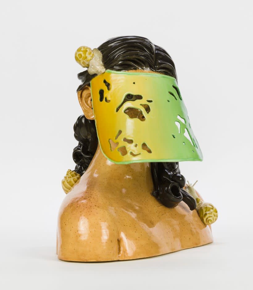 Jessica Stoller, Untitled (visor bust), 2019