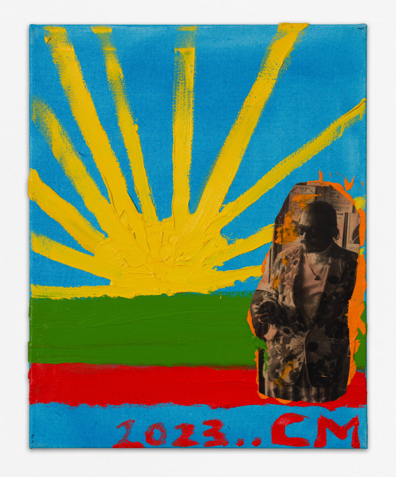 Chris Martin, Staring Into the Sun (Bob Kaufman), 2023