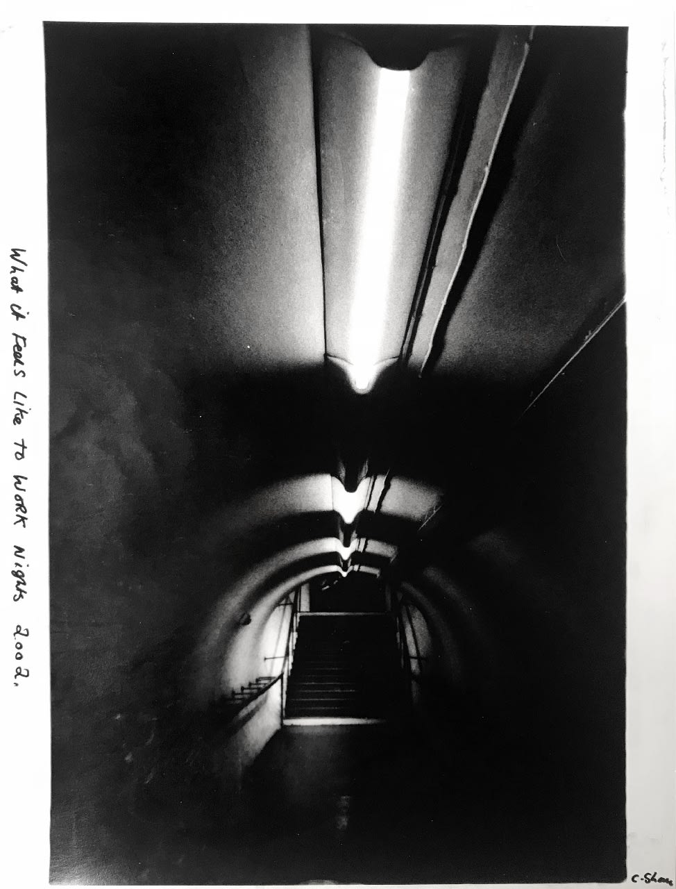 Chris Shaw, Night Porter (what it feels like to work nights - tube tunnel), 2001