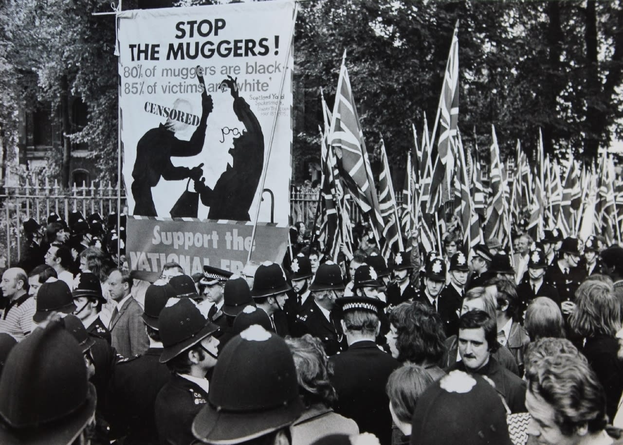 Colin Jones, National Front March, Lewisham, London, 1980