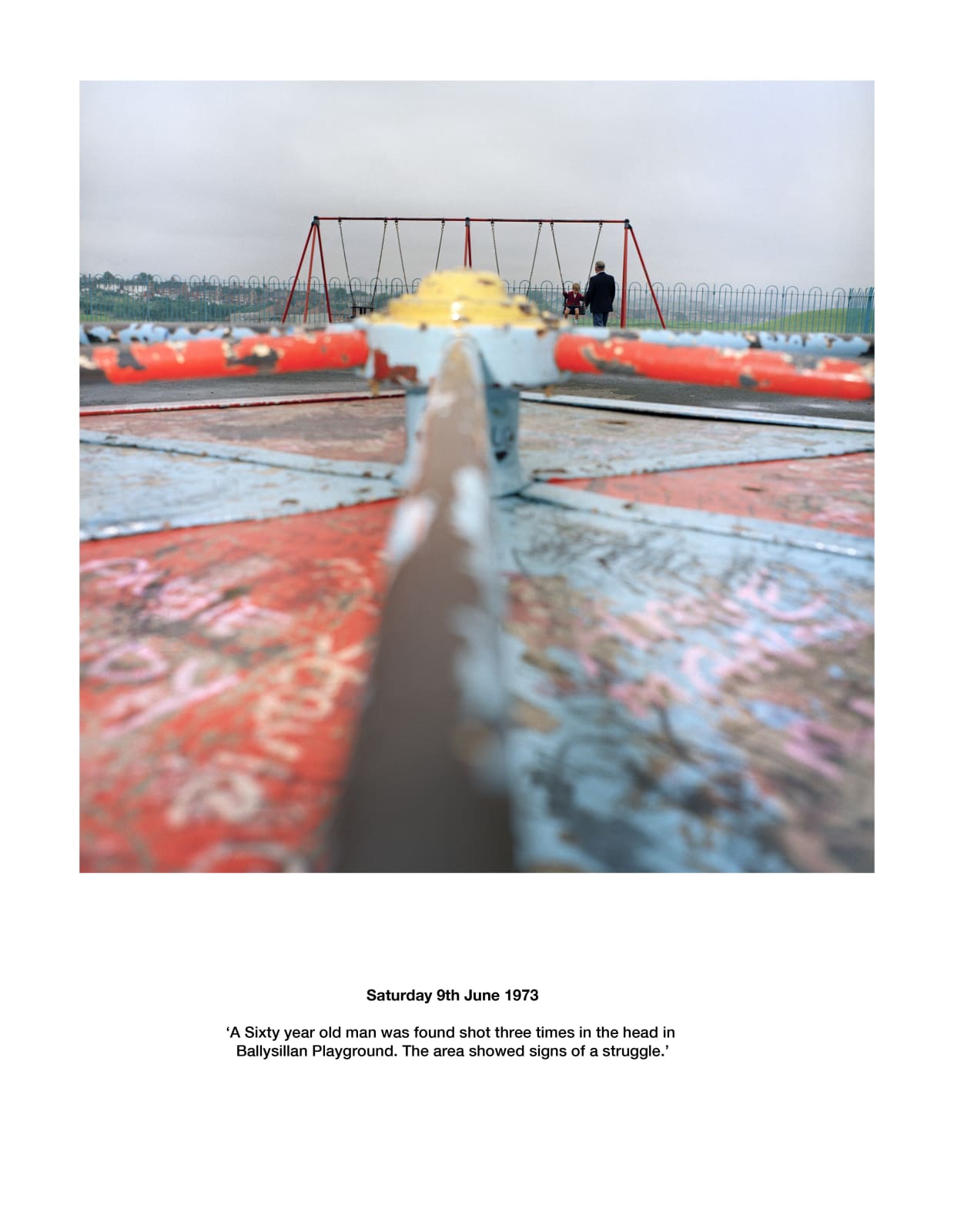 Paul Seawright, Roundabout (from Sectarian Murder), 1988