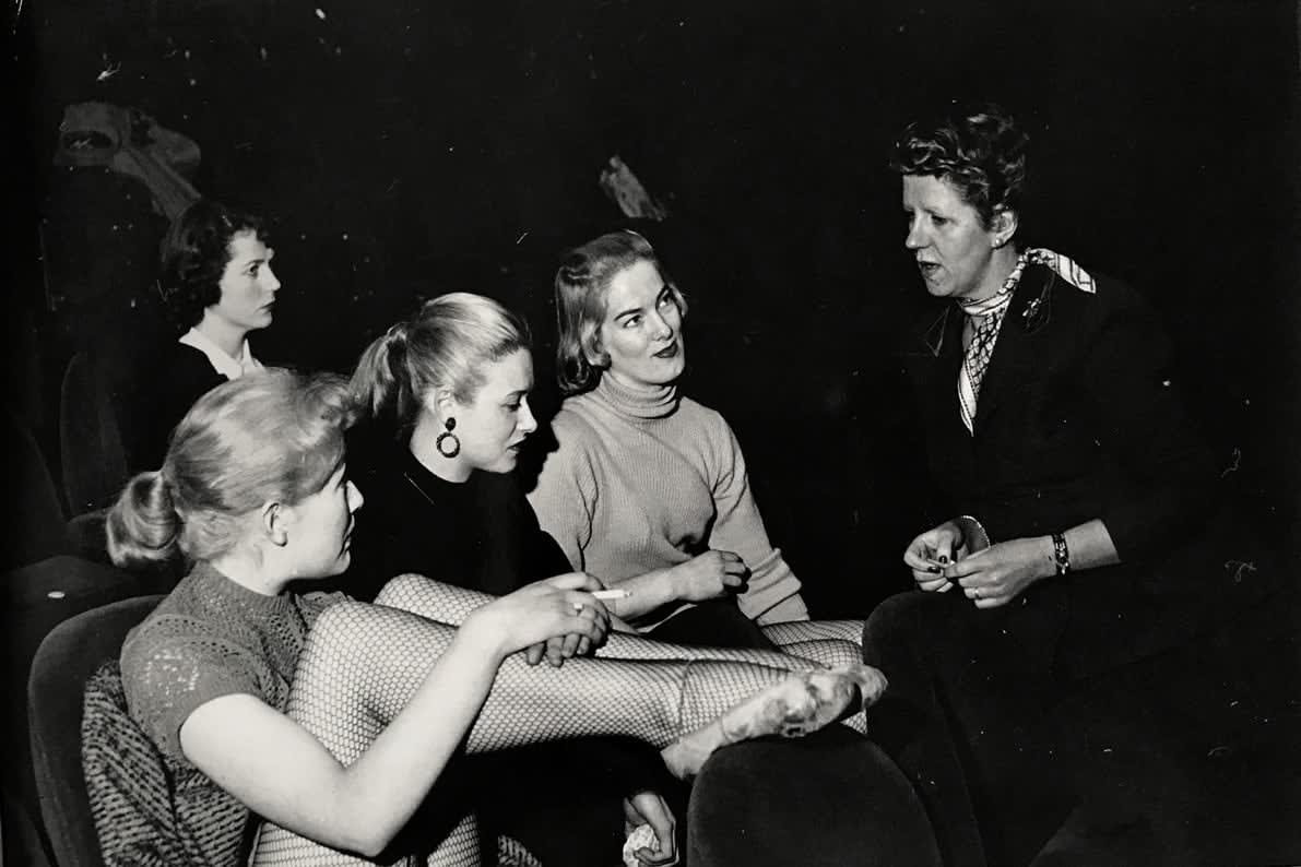 Bert Hardy, Bluebell Girls (Break from Rehearsal with Margaret Kelly), 1954