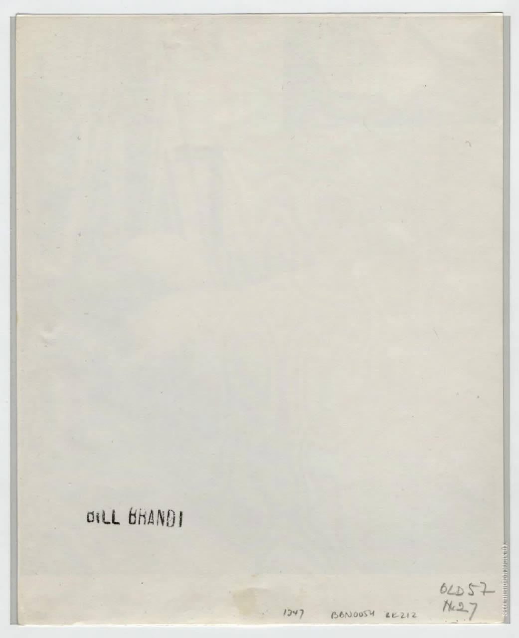 Bill Brandt, Nude, 1957