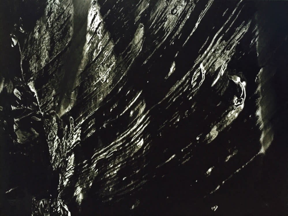John Blakemore, From" Primal Surge" (Rock face, Black Rock Sands, N. Wales), 1976