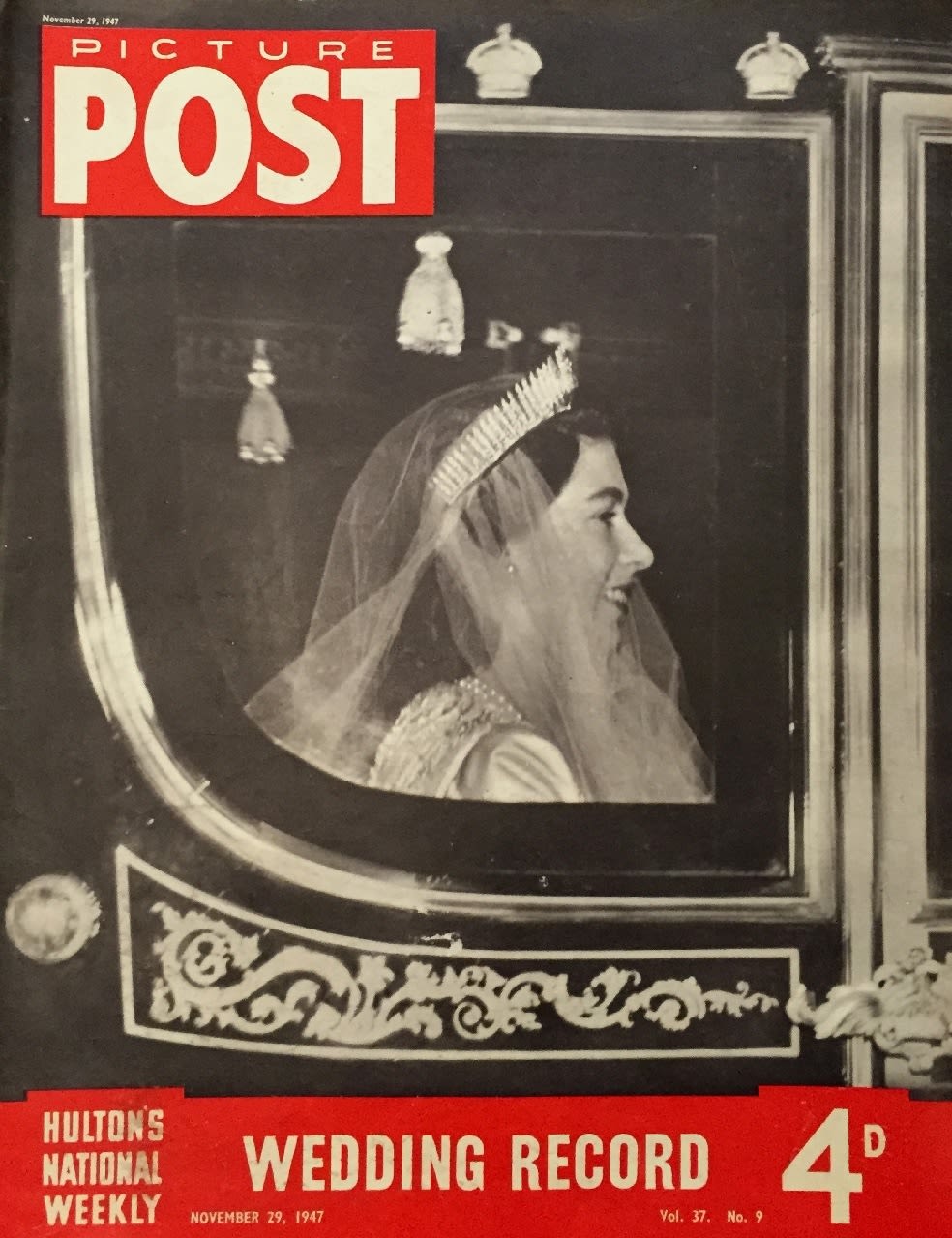Bert Hardy, Royal Wedding - King George VI with the bride, Princess Elizabeth, 1947