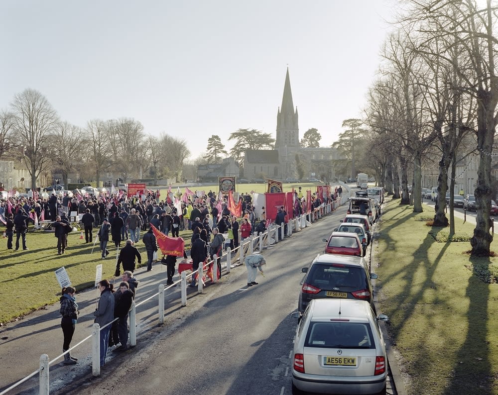 Simon Roberts, Communication Workers Union Protest, Church Green, Witney, Oxfordshire, 2011, 2011