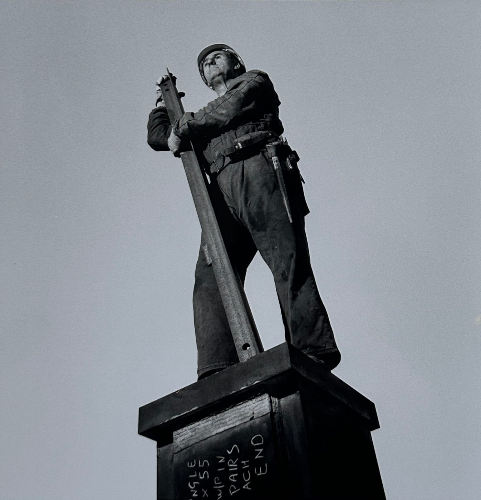 Brian Griffin, Eric Foster, Broadgate, London (From the series "Work"), 1987