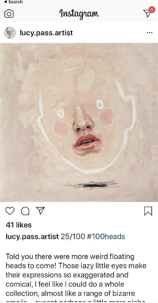 Lucy Pass, Head (25), 2020