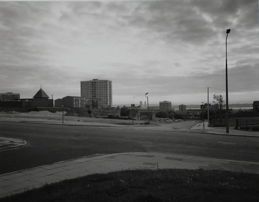 Ken Grant, St Domingo Road, Everton; Looking towards River Mersey at Dusk, 1995, 1995