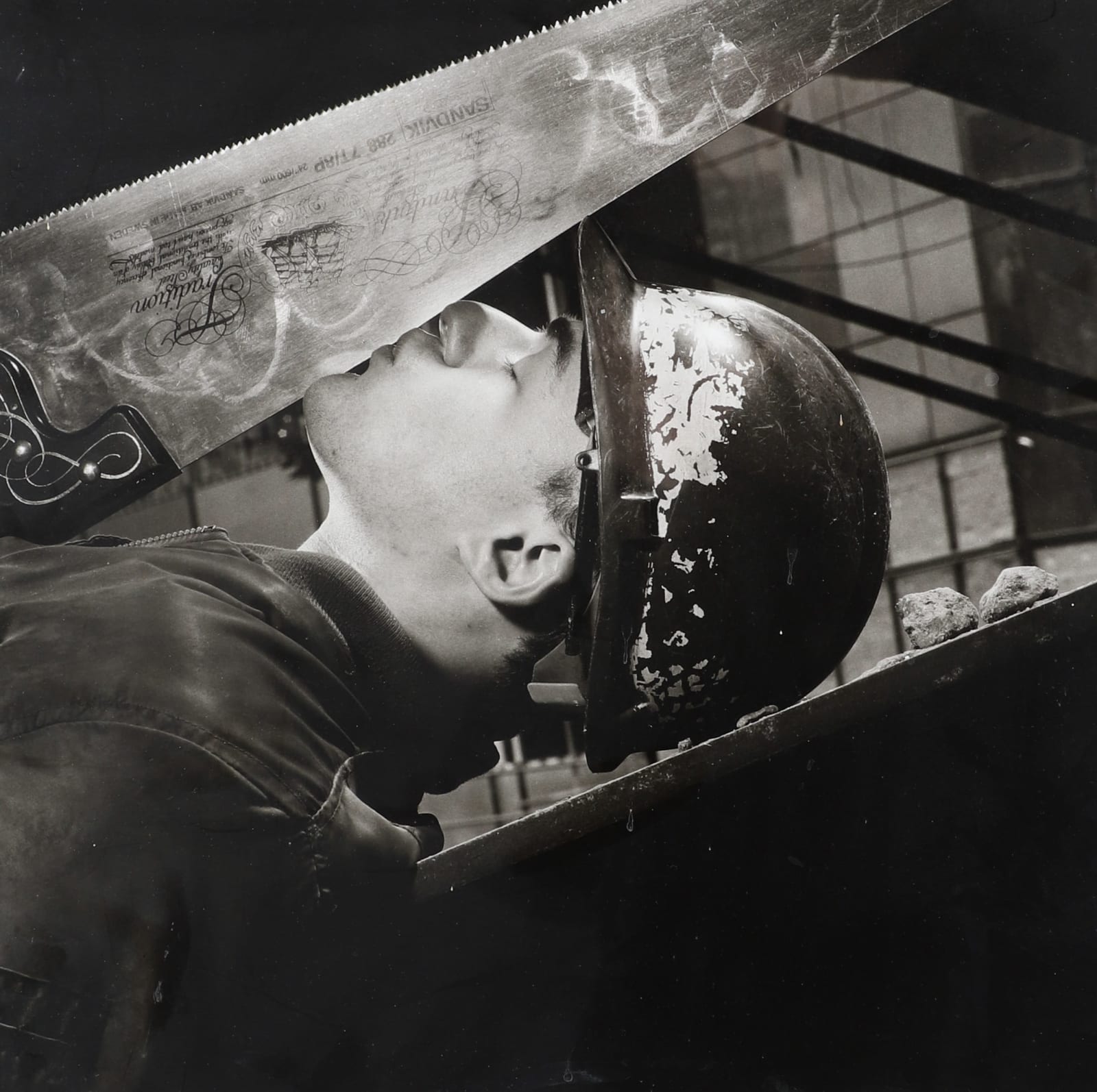 Brian Griffin, Carpenter, Broadgate, City of London (From the series "Work" ), 1986