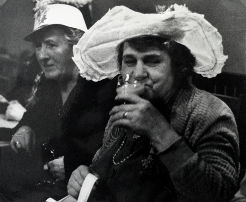 Grace Robertson, Pub Outing, 1954