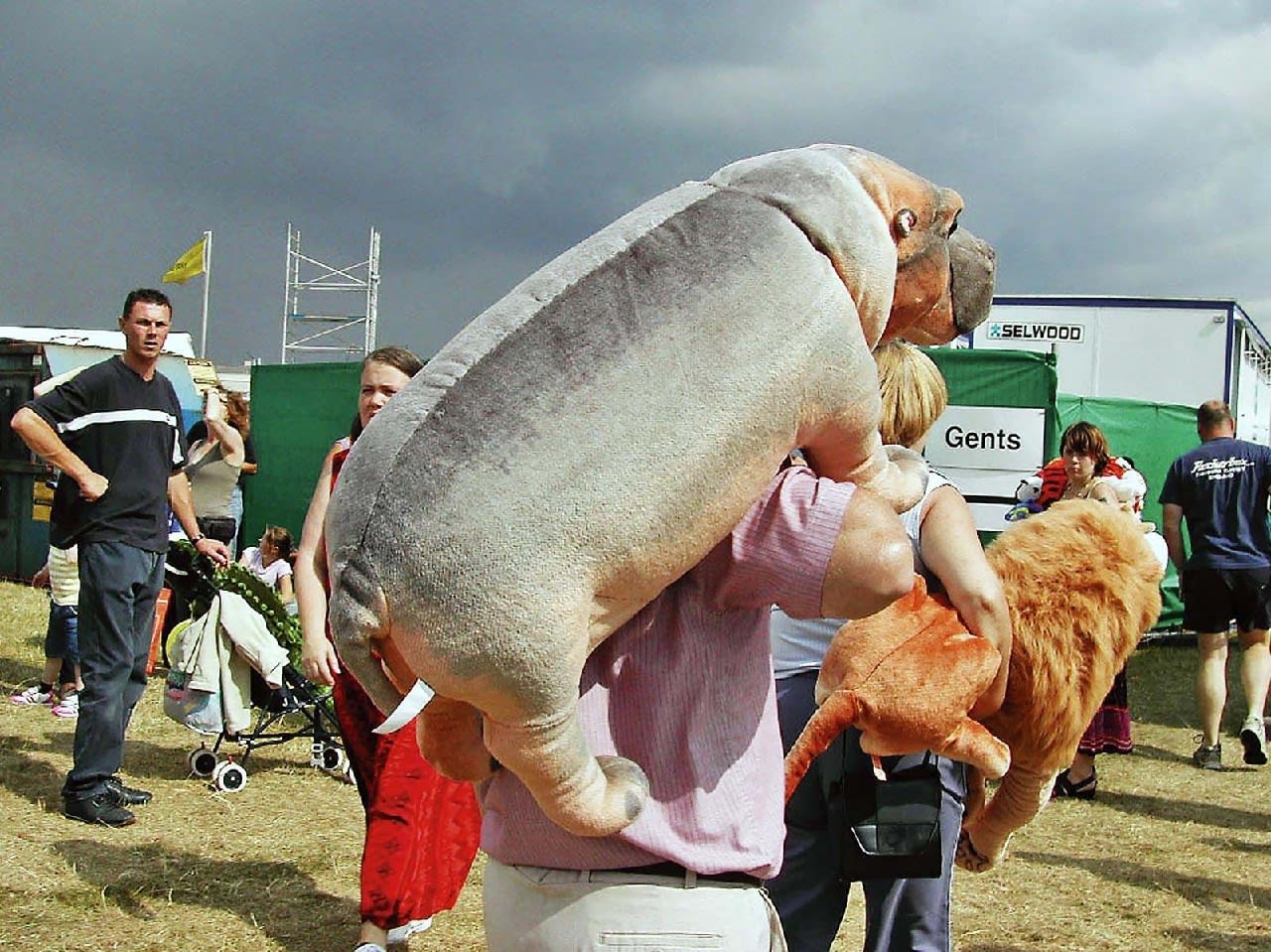 The Caravan Gallery, Stuffed Hippo, Southsea, 2002