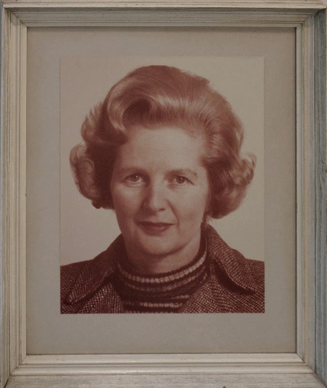 Anon (Thatcher), Margaret Thatcher portrait (framed), 1975
