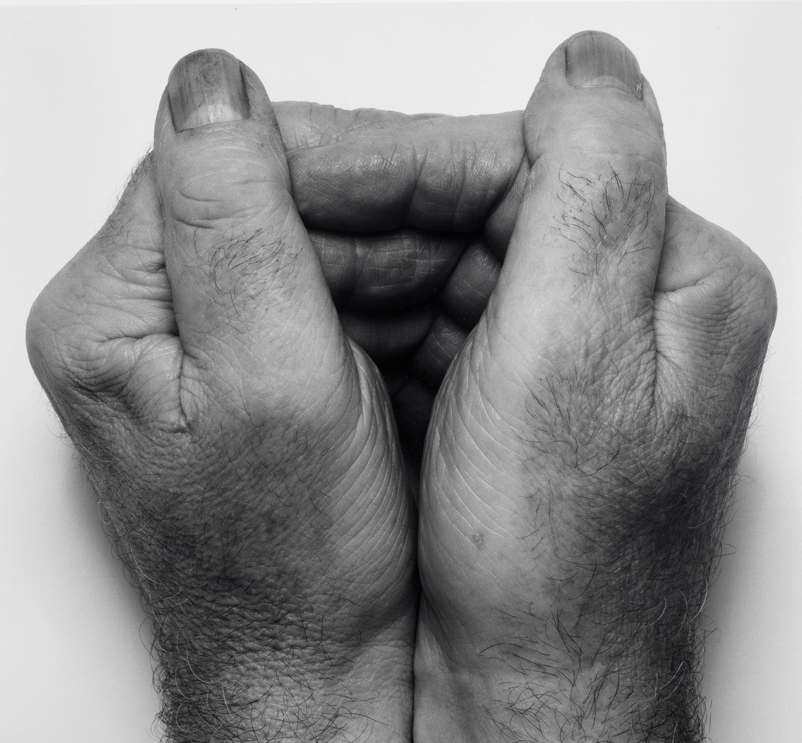 John Coplans, Self Portrait (Two Hands Together), 1988