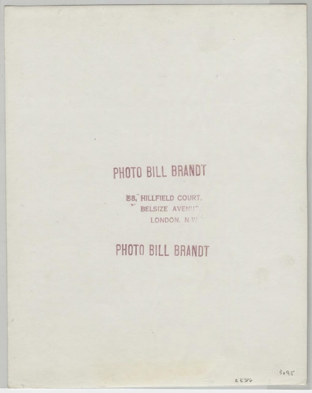 Bill Brandt, Untitled (Le Baiser Mysterieux), 1934