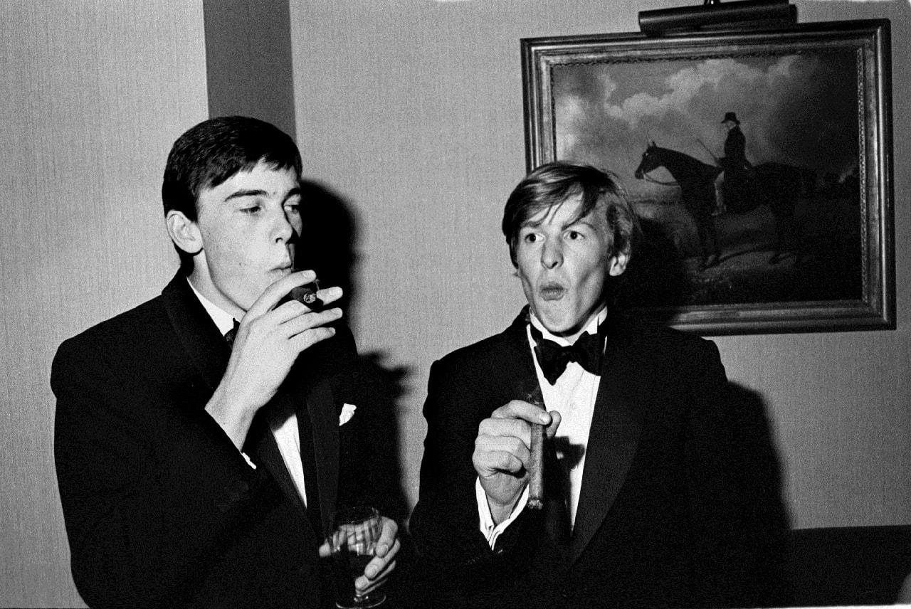 Dafydd Jones, Will Nott and Edward Hoare. Dance at Boodles (St James's), 1981