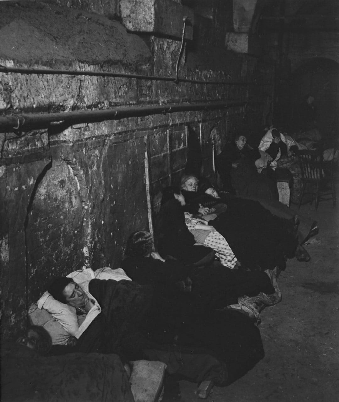 Bill Brandt, Spitalfields Church Crypt, November 1940, 1940