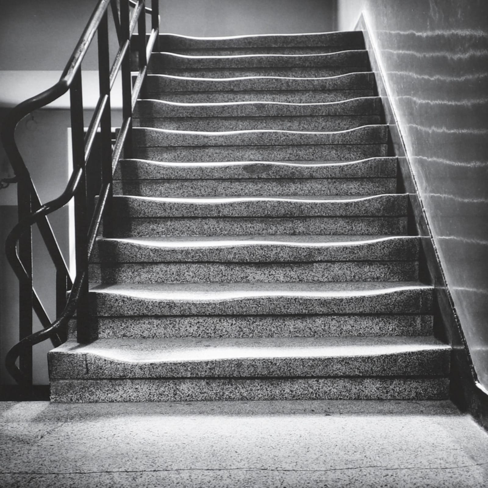 Simon Norfolk, Auschwitz Prison Staircase, 1996
