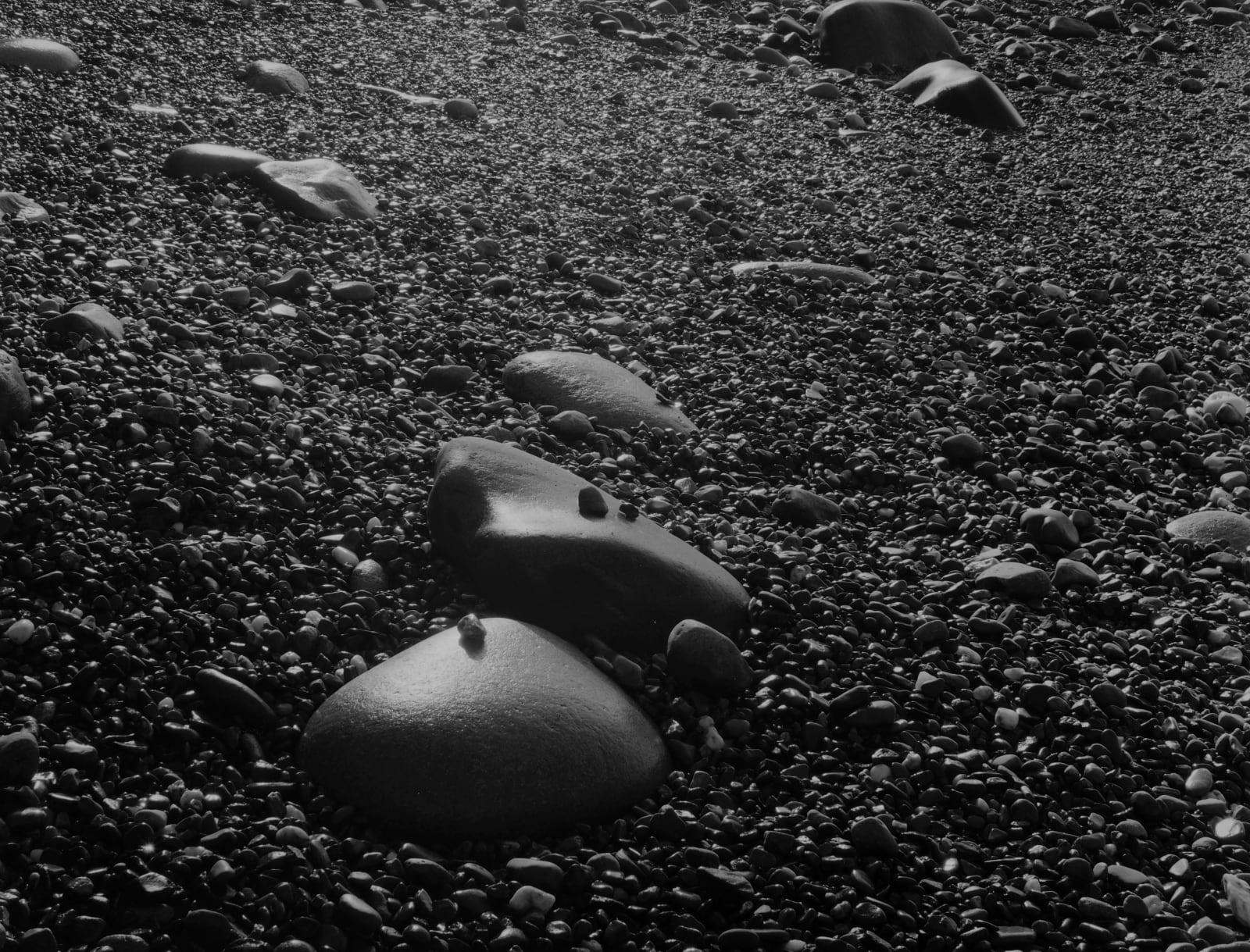 John Blakemore, From "Sound of the Sea" (Rocks and Tide, Friog, Wales ), 1976