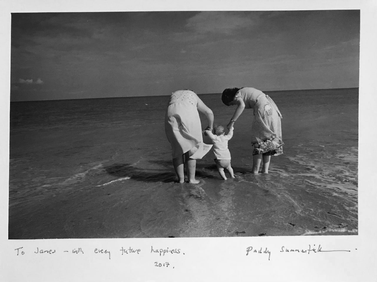 Paddy Summerfield, People from Behind (child learning to walk), 1975